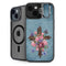 Flower Cross by Brigid Ashwood iPhone 15 Kickstand Case